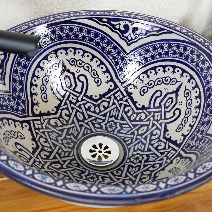 Lavabo à poser rond