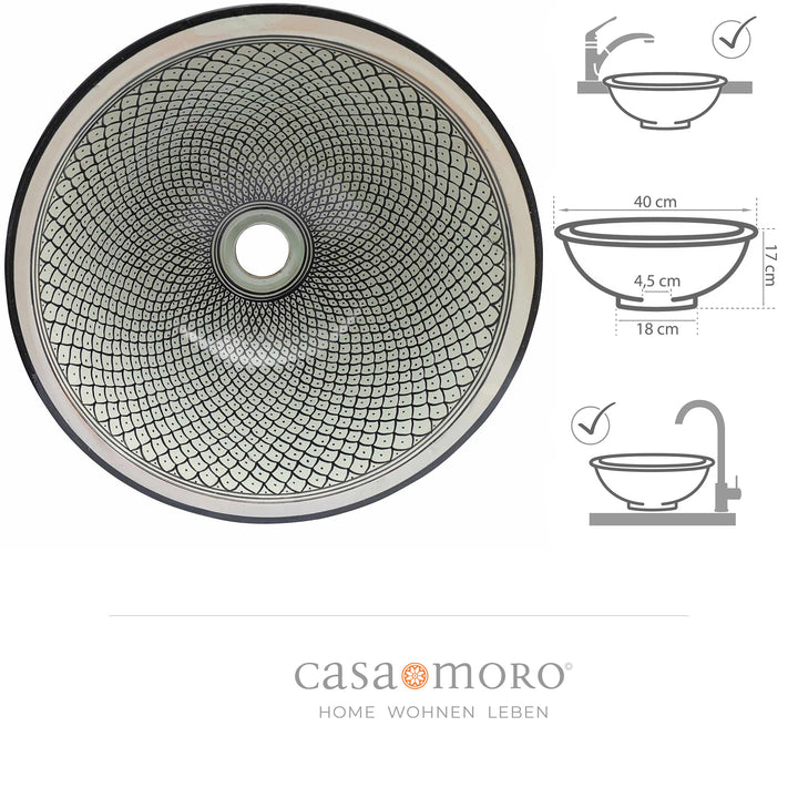 Lavabo noir
