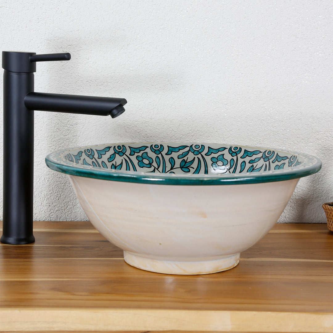 Lavabo sans trou pour robinet