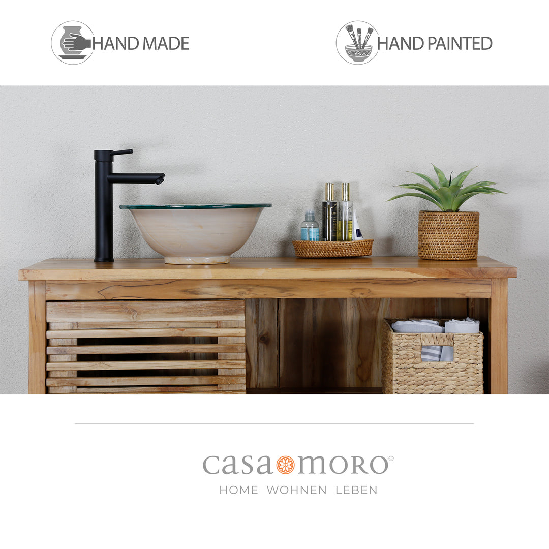 Lavabo sans trou pour robinet