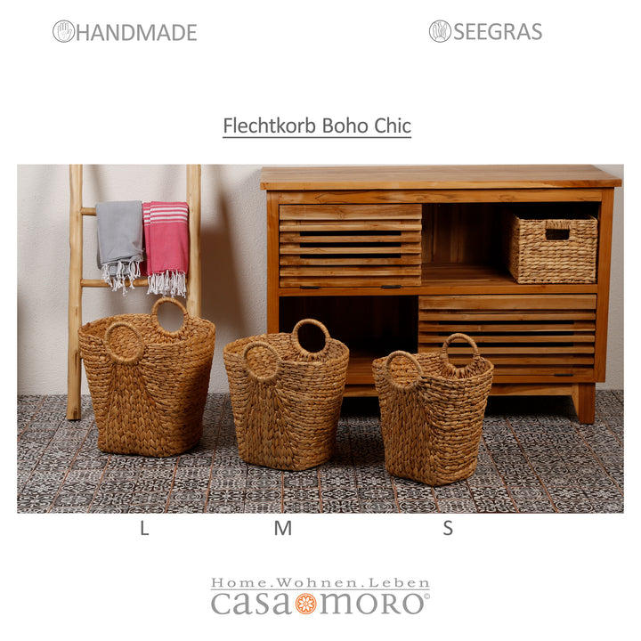 Sac panier Boho Chic L