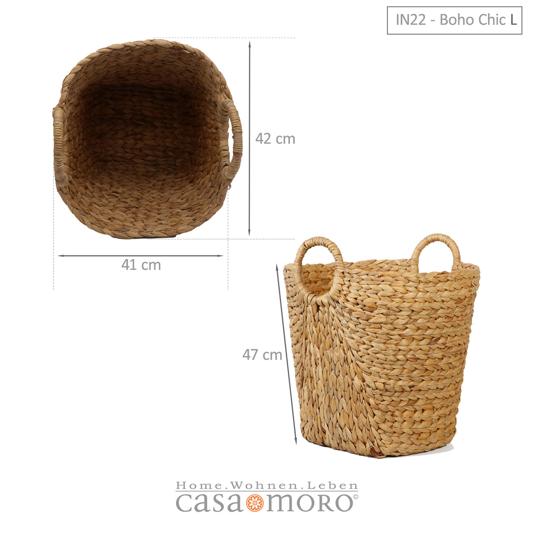 Sac panier Boho Chic L