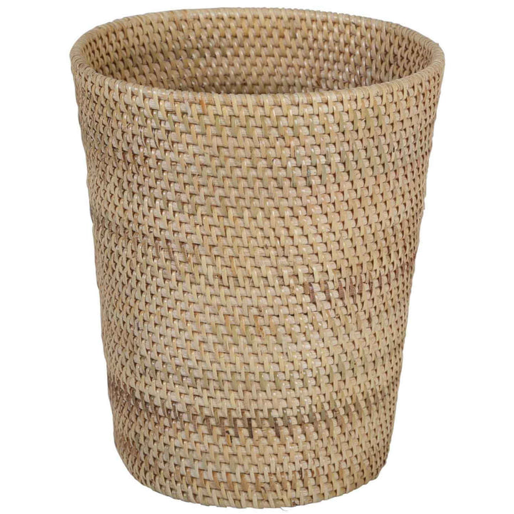 Corbeille à papier en rotin Nila Naturel
