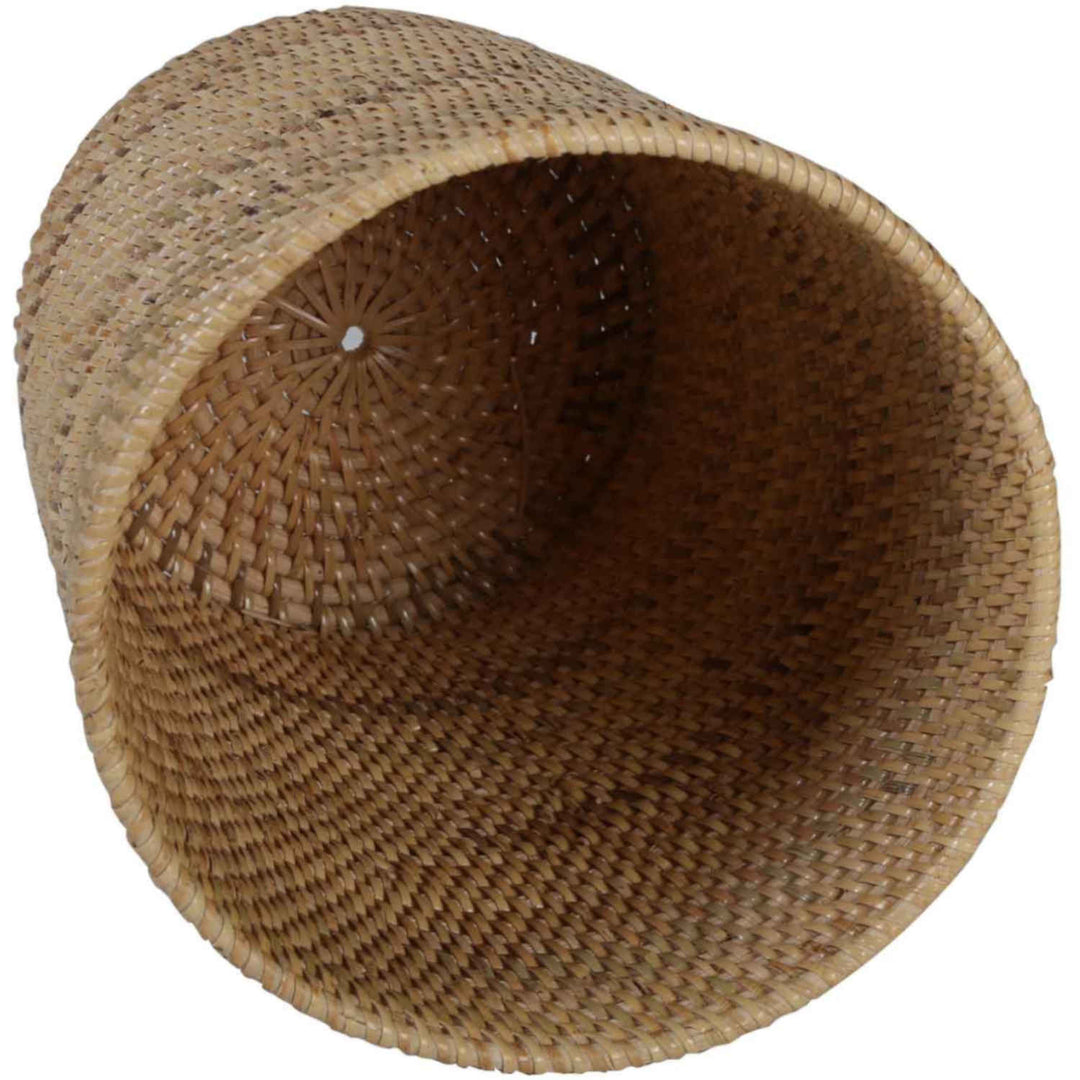 Corbeille à papier en rotin Nila Naturel