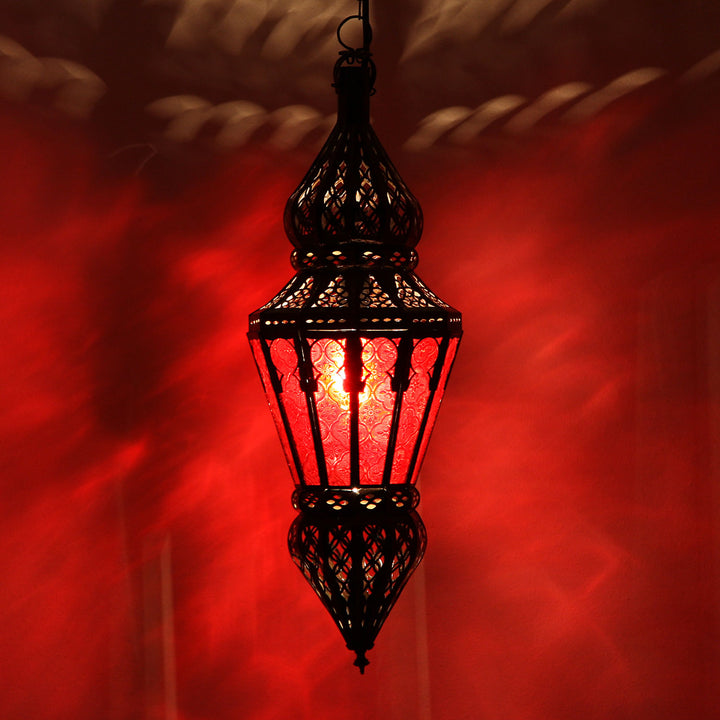 Lampe de plafond Nura Rouge