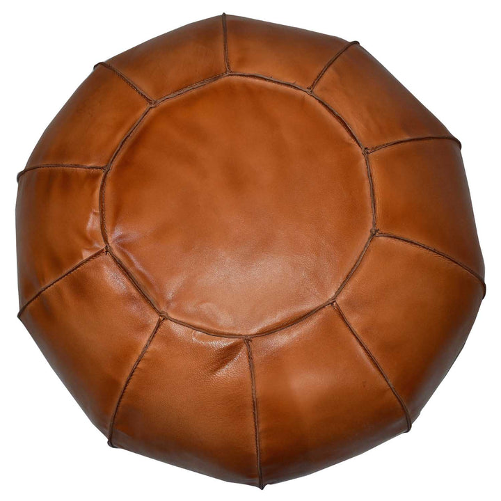 Coussin d'assise en cuir Sadhana