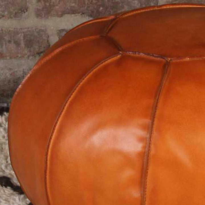 Coussin d'assise en cuir Sadhana