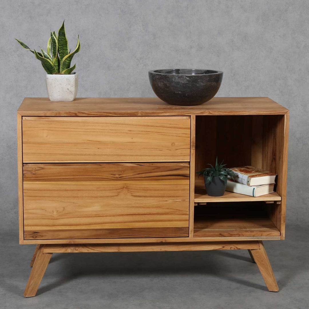 Lavabo en marbre Felia noir