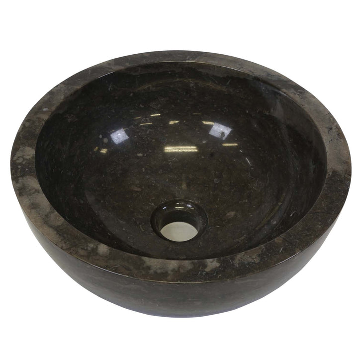 Lavabo en marbre Felia noir