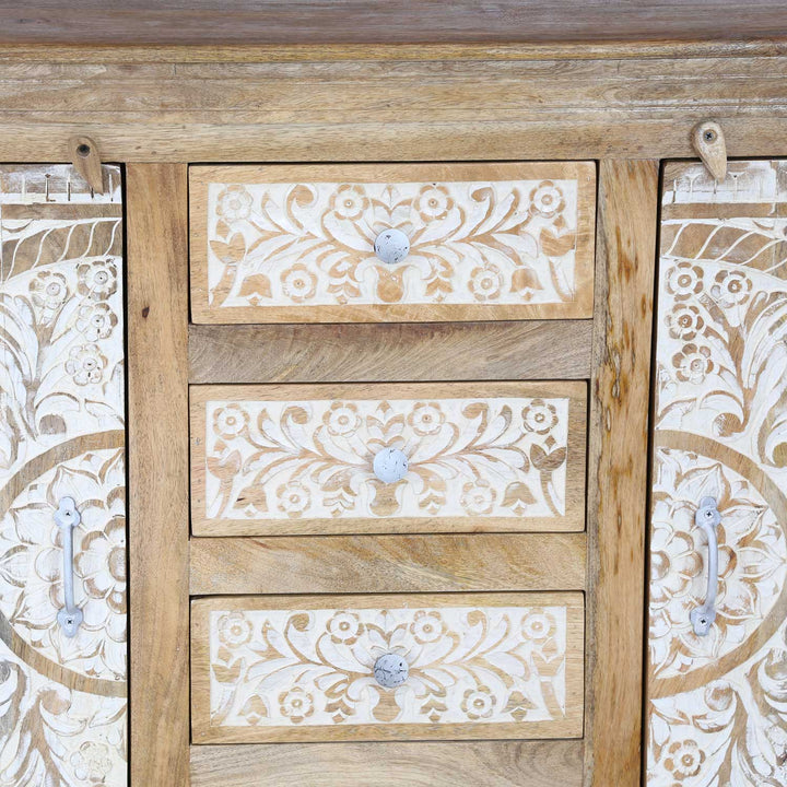 Commode marocaine en bois Harnur