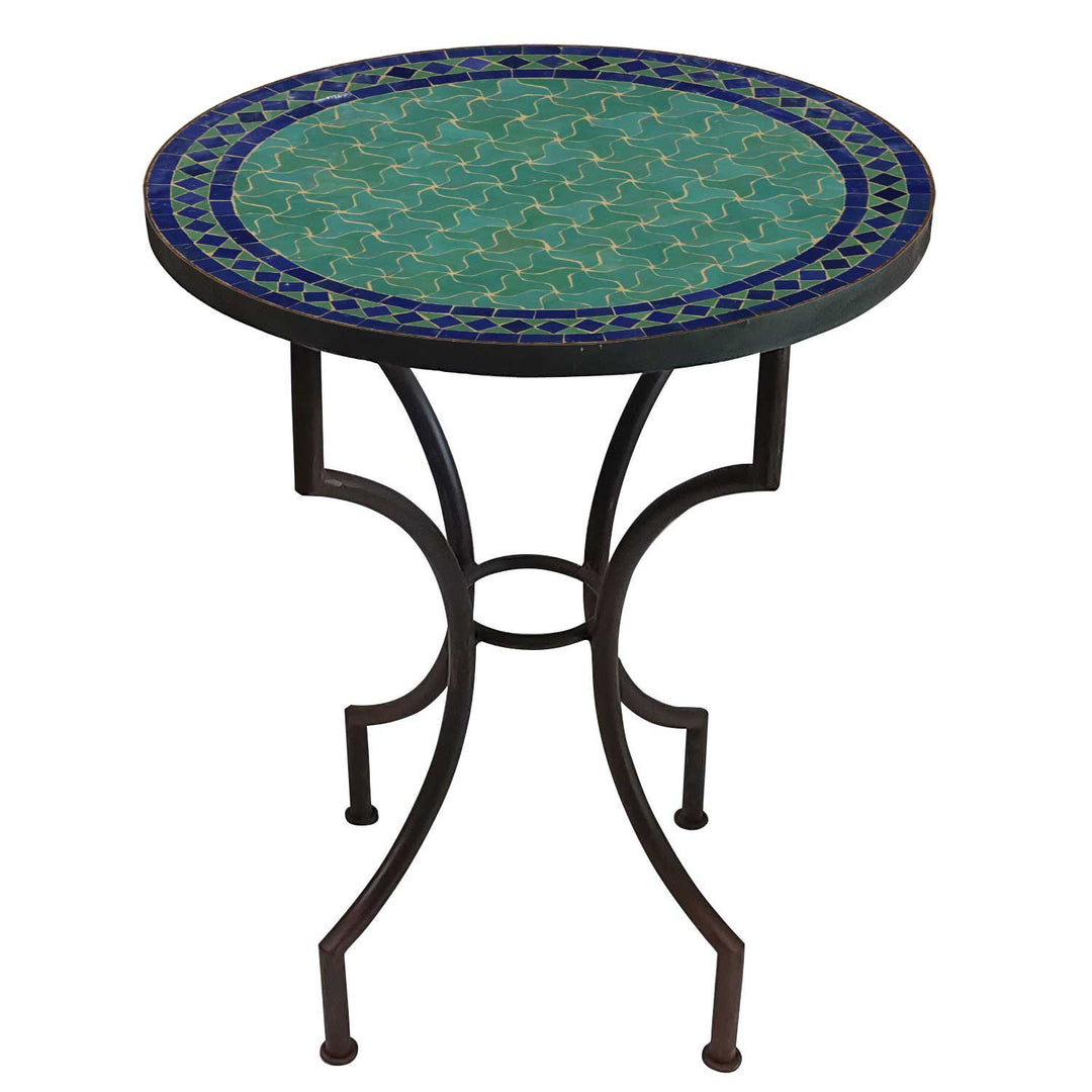 Table mosaïque du Maroc - Ronde - M60-28