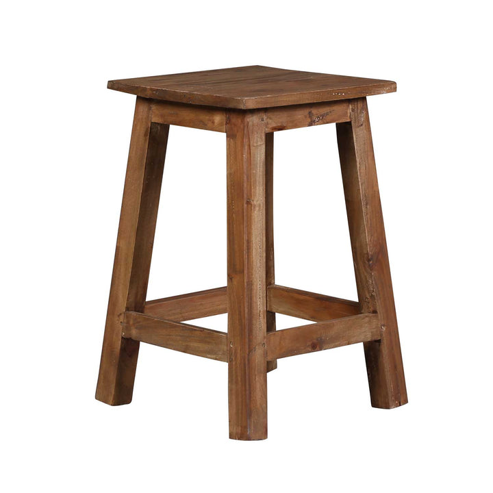 Tabouret en teck Remo