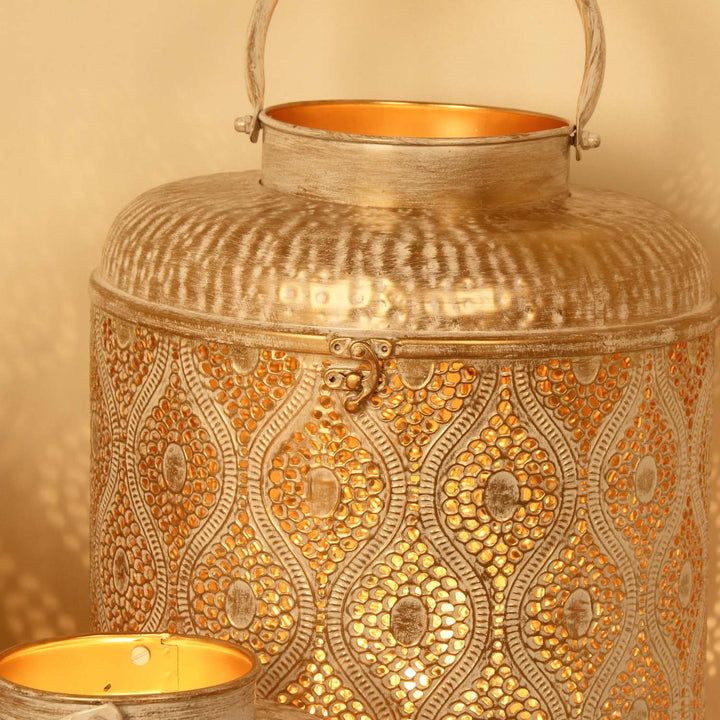 Lanterne orientale Suraya, lot de 3