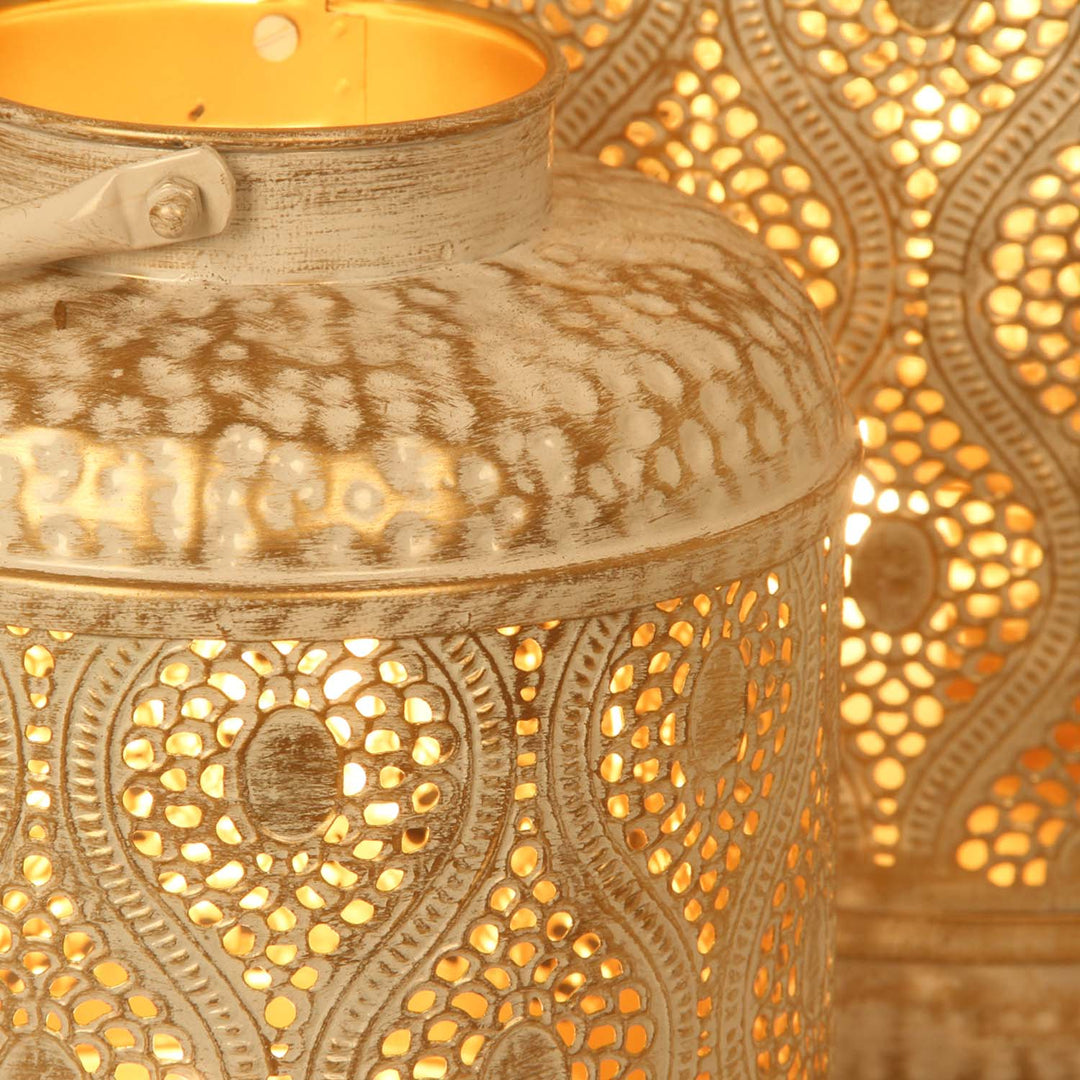 Lanterne orientale Suraya, lot de 3