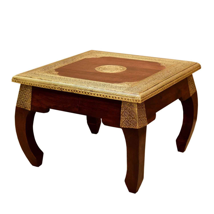 Table à opium orientale en laiton M