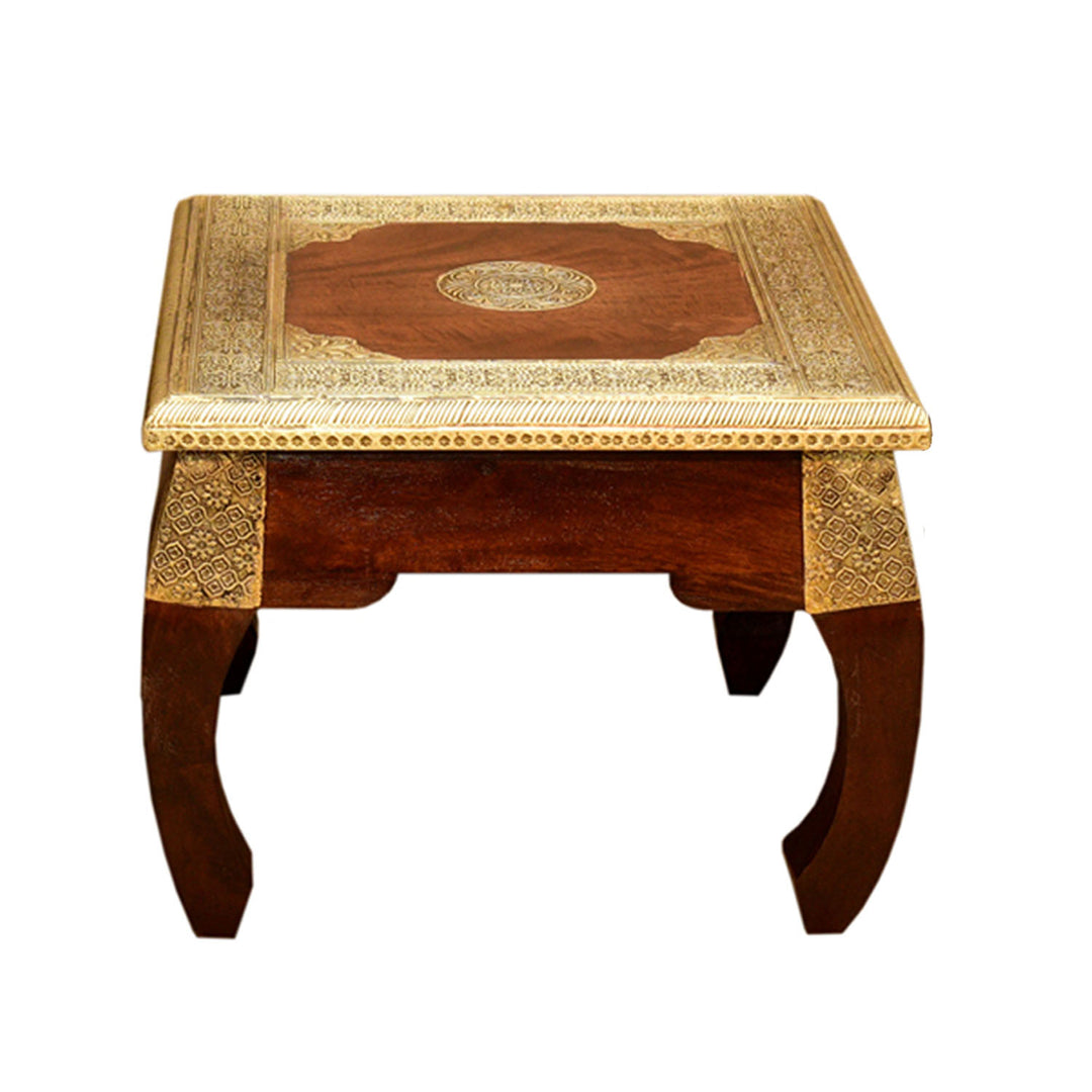 Table à opium orientale en laiton M