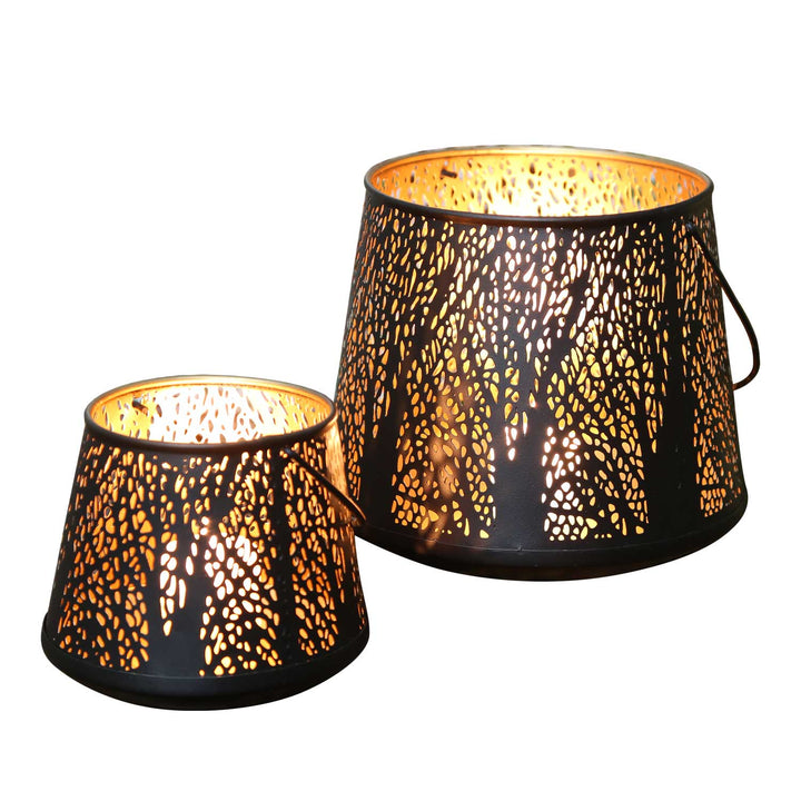 Lot de 2 photophores orientaux Como