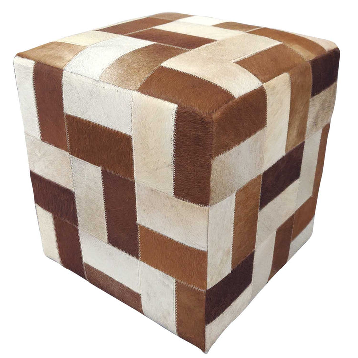 Patchwork Fell Sitzhocker Davita