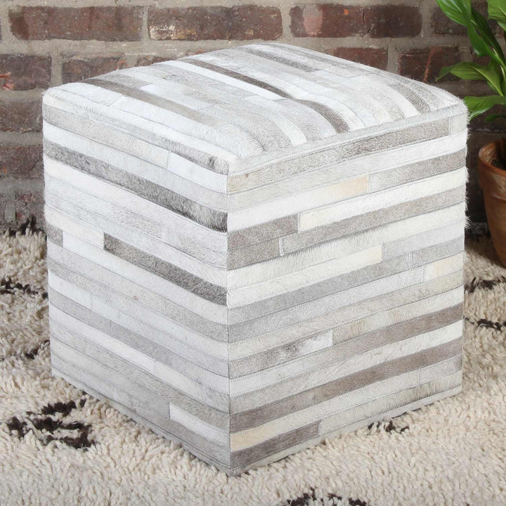 Pouf en patchwork Liem