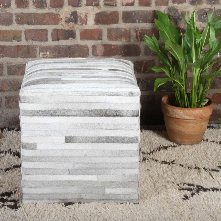 Pouf en patchwork Liem