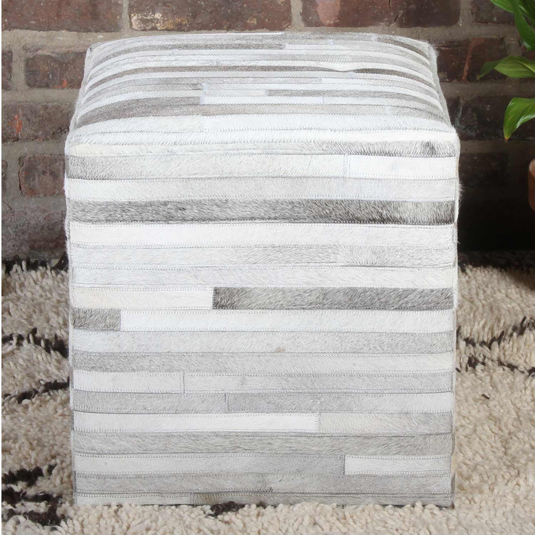 Pouf en patchwork Liem