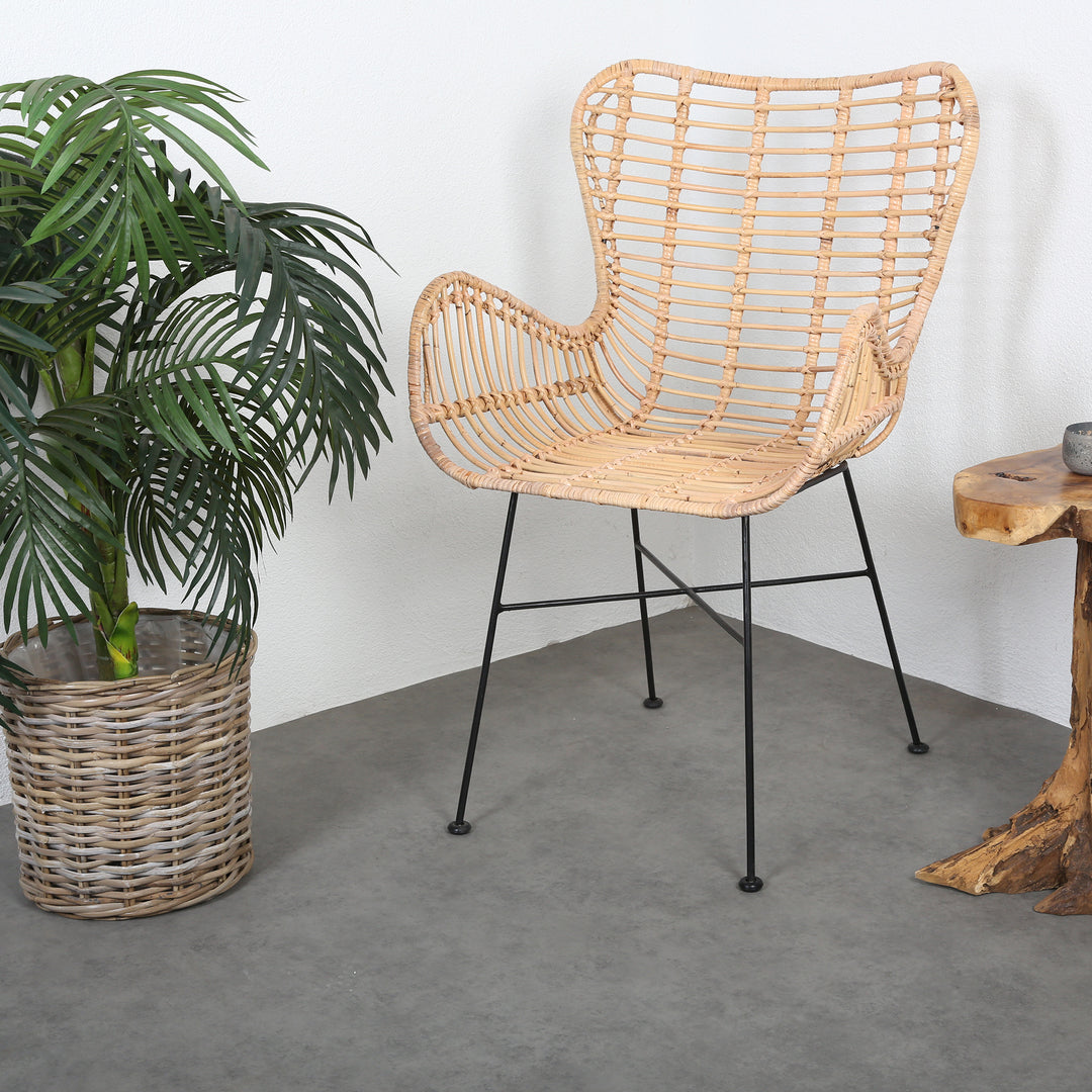 Fauteuil en rotin Monia