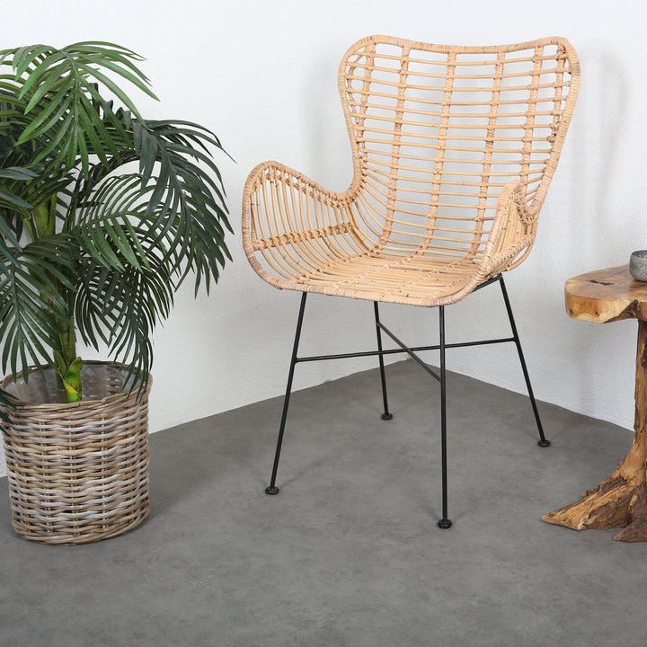 Fauteuil en rotin Monia
