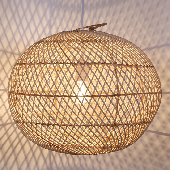 Lampe en rotin Ramia