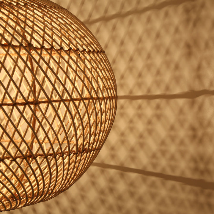 Lampe en rotin Ramia