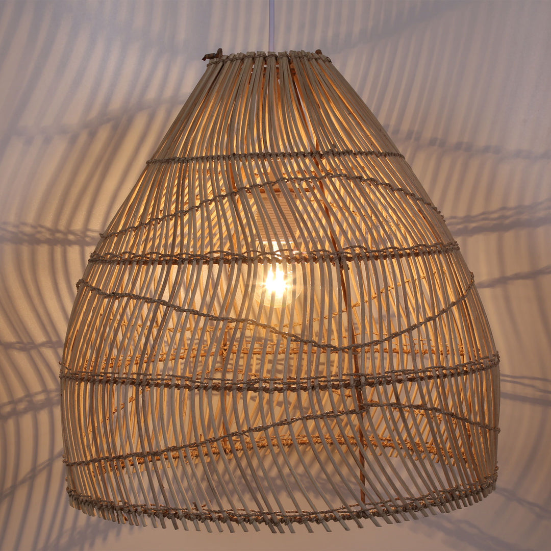 Lampe en rotin Nora
