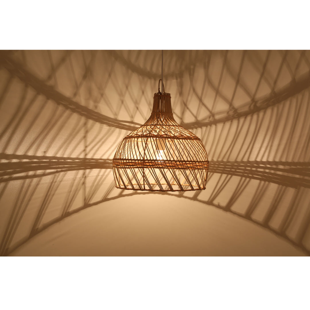 Suspension en rotin Ava