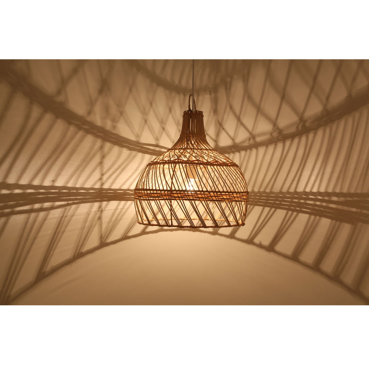 Suspension en rotin Ava