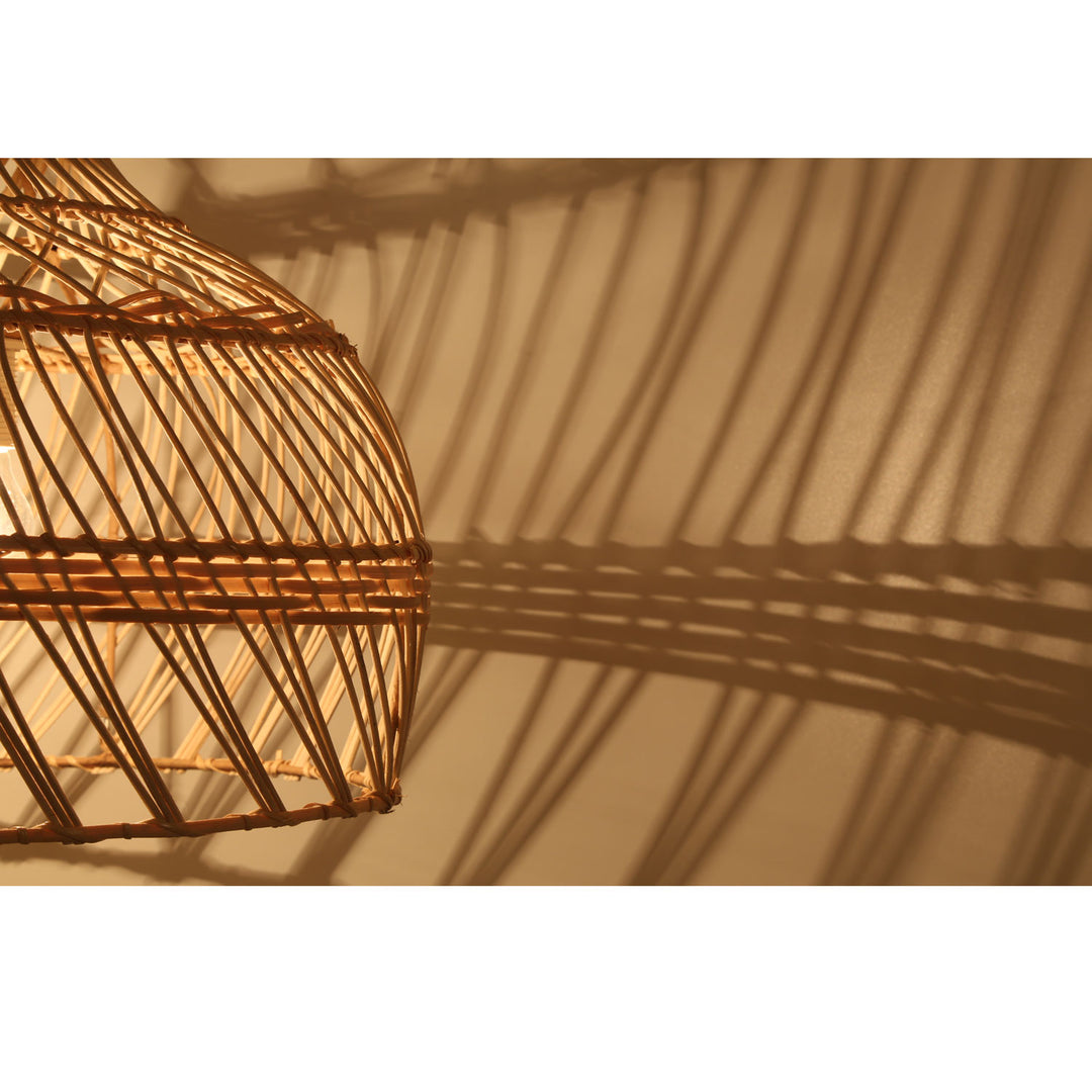 Suspension en rotin Ava