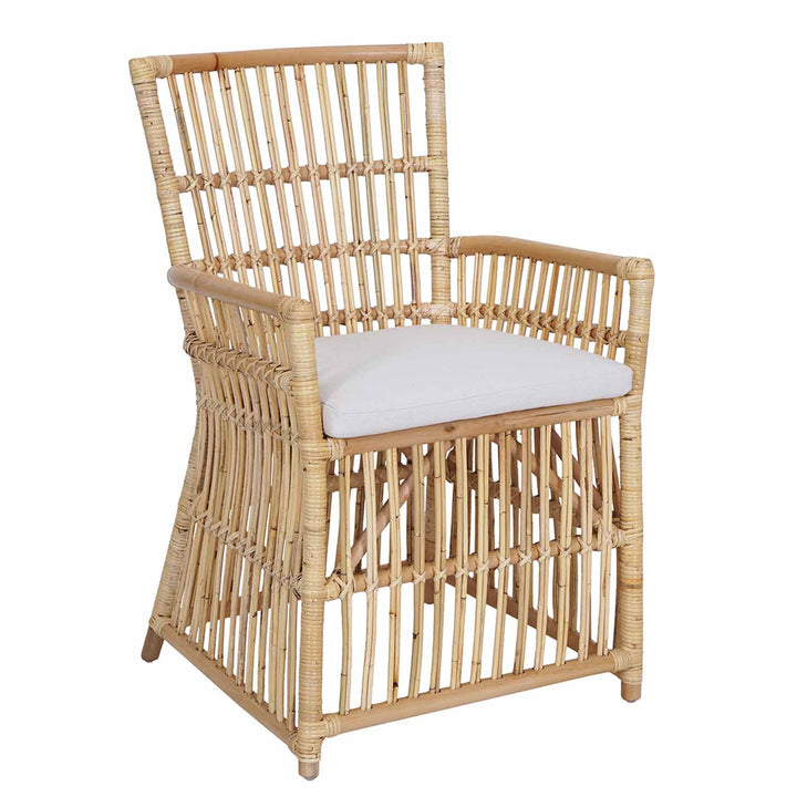 Rattan armchair Susila honey