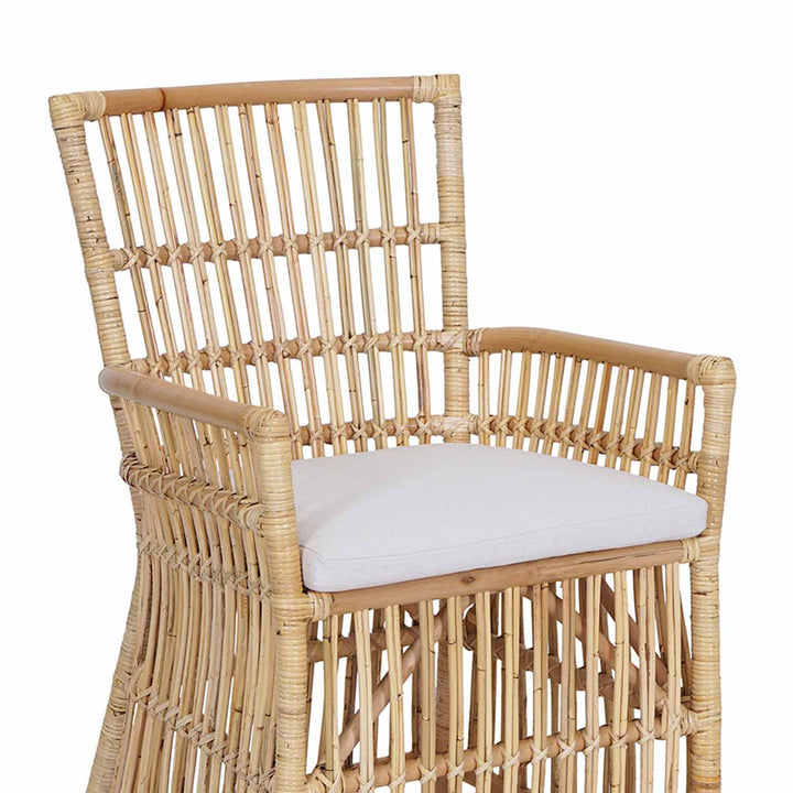 Rattan armchair Susila honey