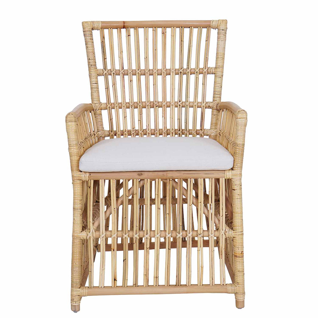 Rattan armchair Susila honey