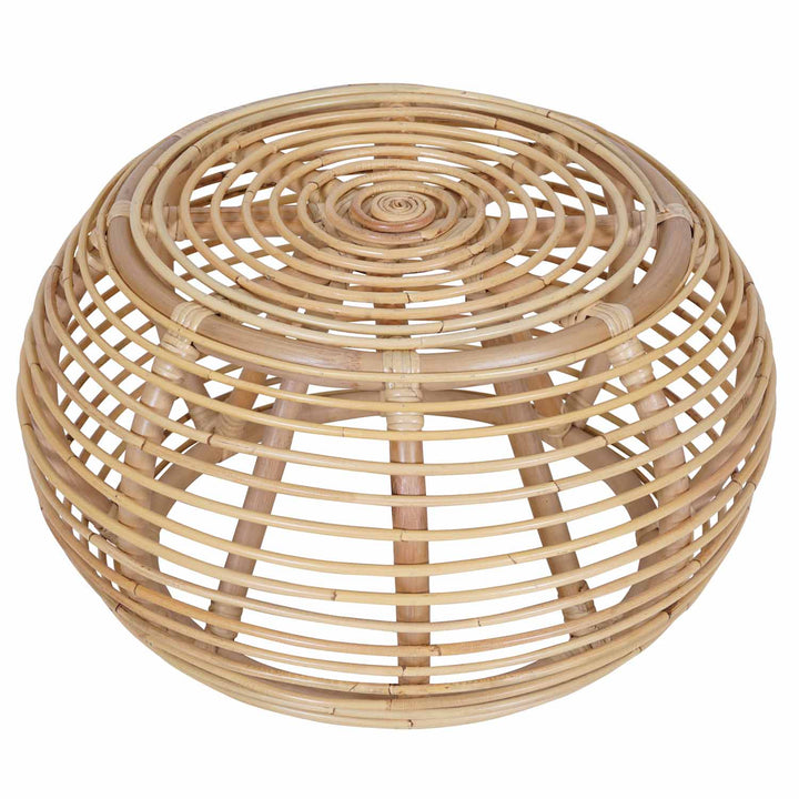 Table basse en rotin Banu