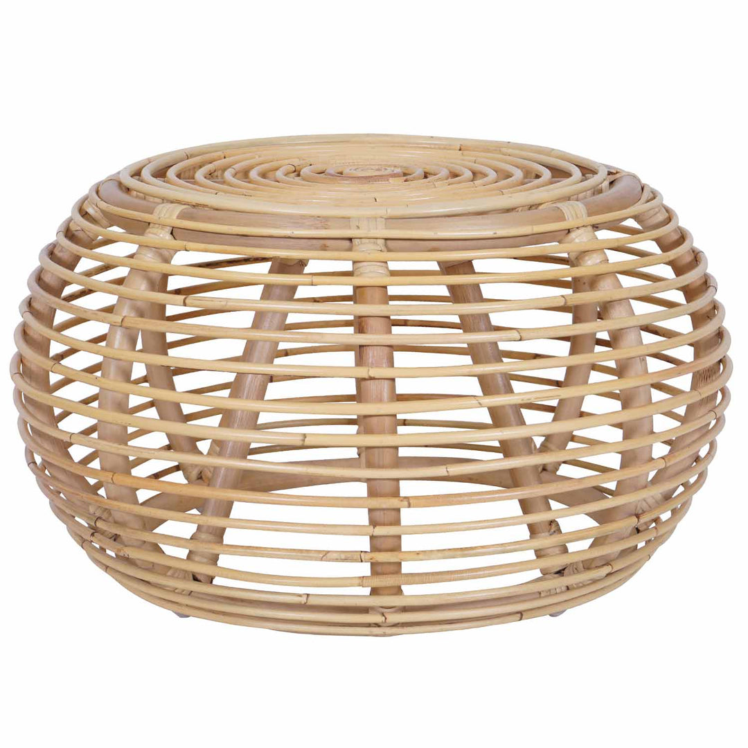 Table basse en rotin Banu