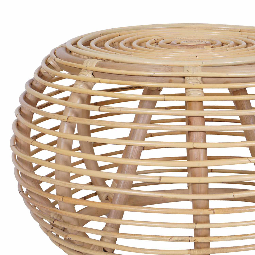 Table basse en rotin Banu