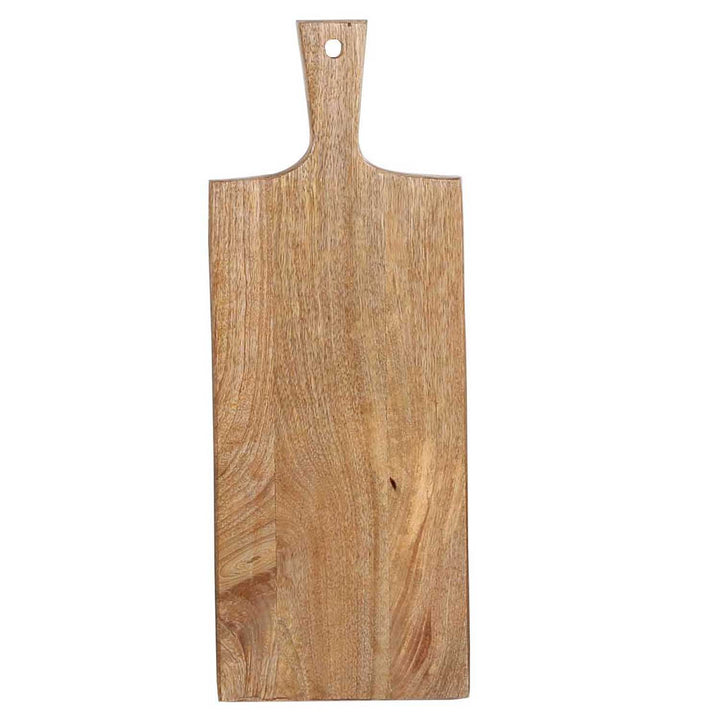 Plateau de service en bois, longueur 52 cm, avec poignée