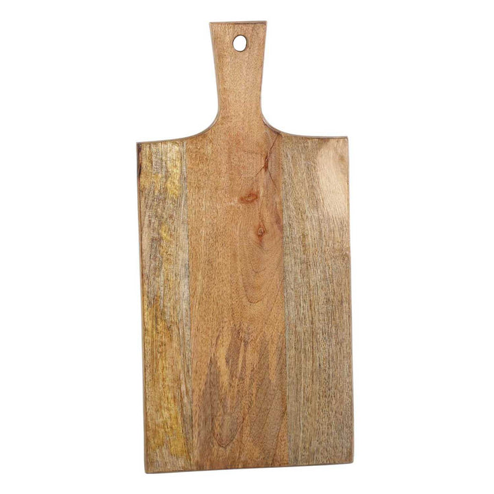 Plateau de service en bois, longueur 40 cm, avec poignée