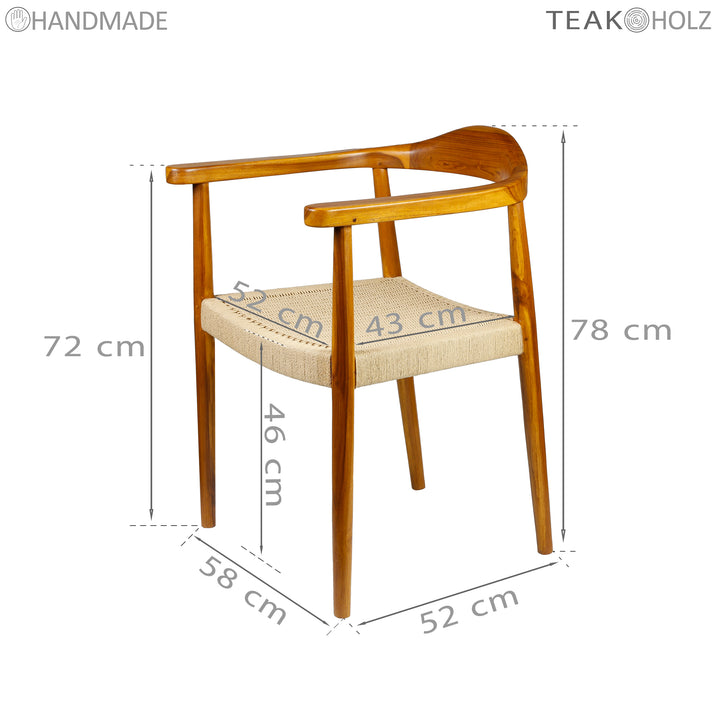 Chaise de salle à manger en bois