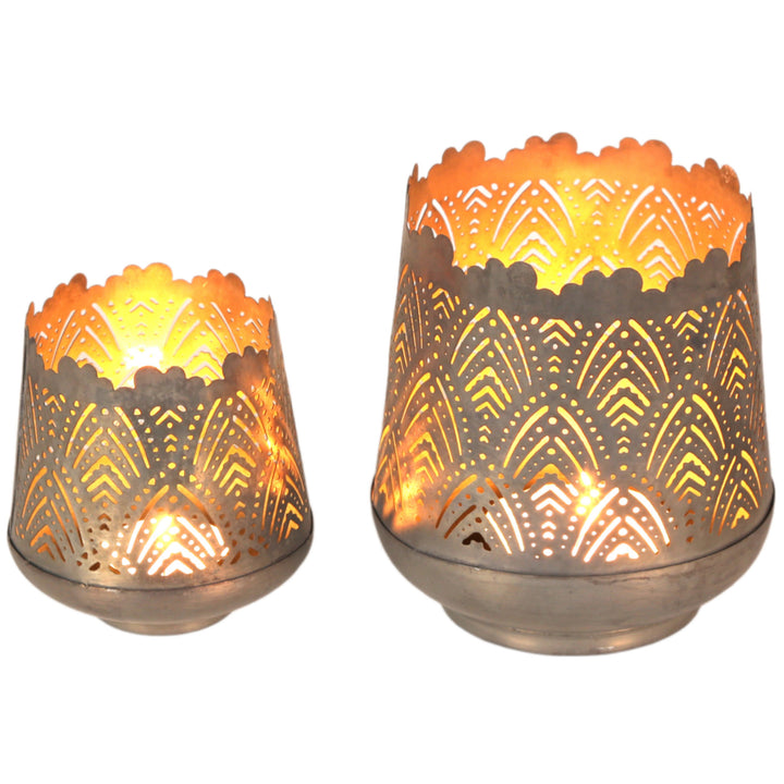 Lot de 2 bougeoirs Rico