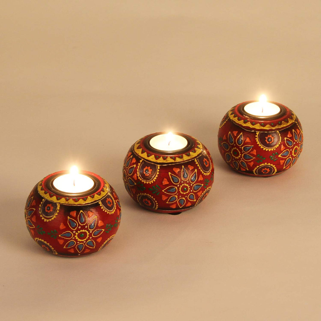 Lot de 3 photophores Anandra