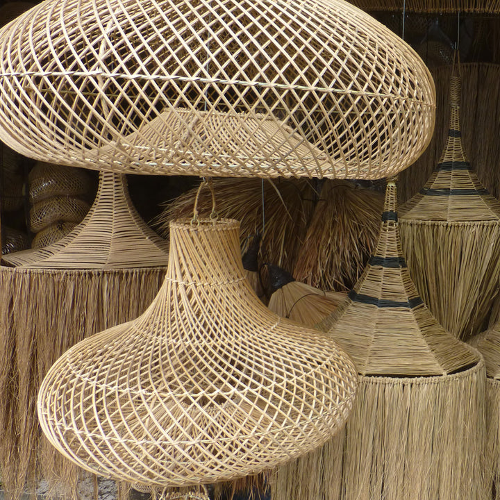Lampe en rotin Nora