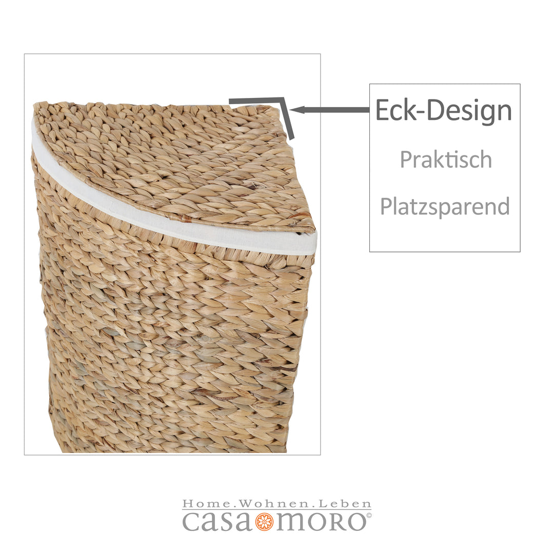 Panier à linge d'angle Viona L