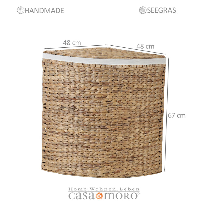 Panier à linge d'angle Viona L