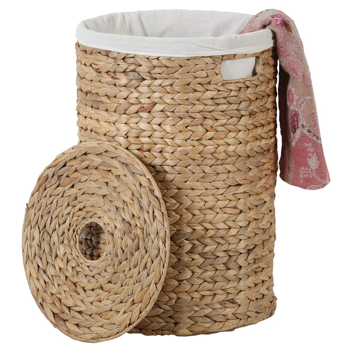Panier à linge Zenta S avec couvercle