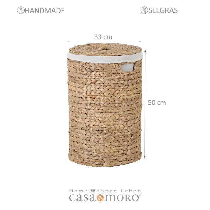 Panier à linge Zenta S avec couvercle