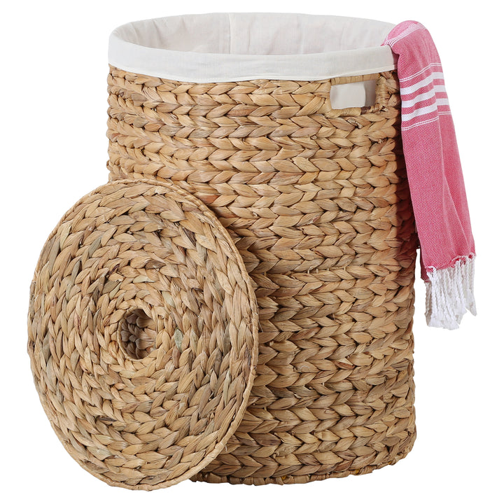 Panier à linge Zenta M avec couvercle